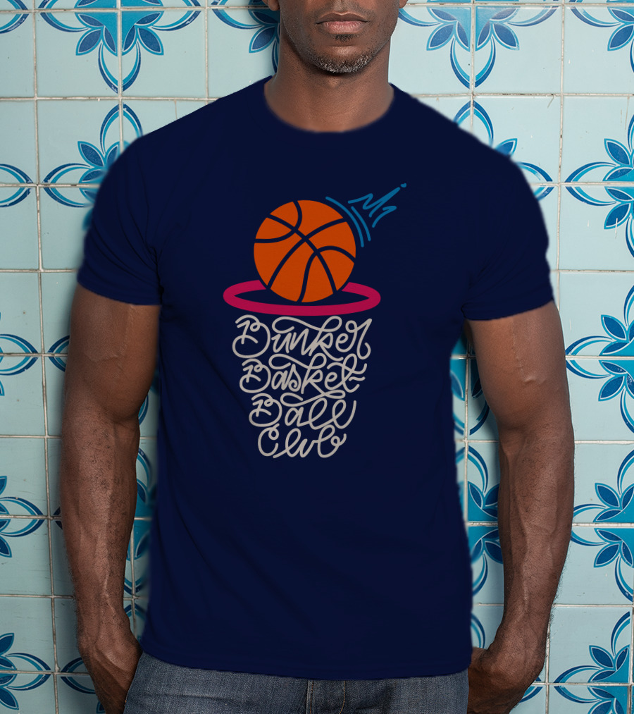 Bunker Branding Basketball Club Ball Net Script T-Shirt