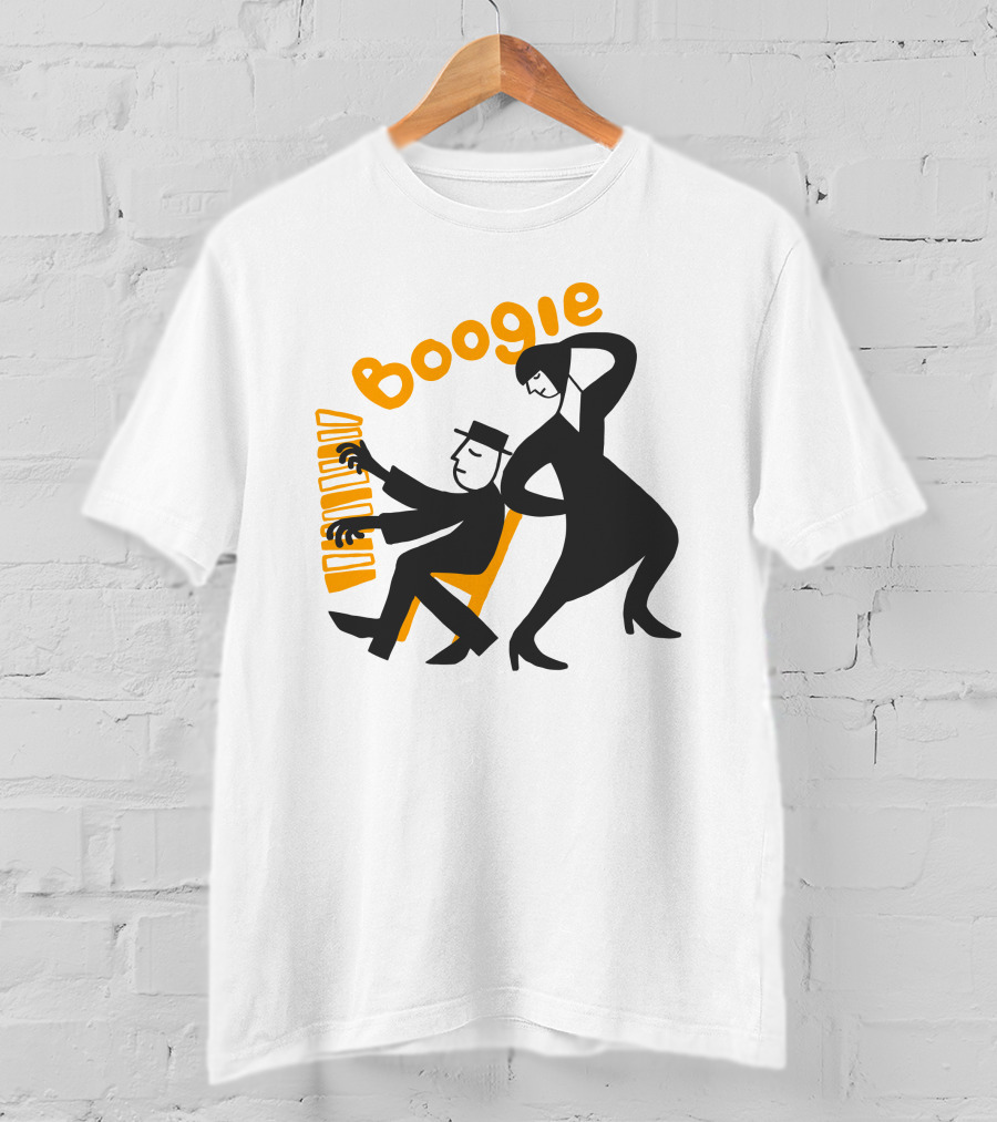Woogie Boogie Music Dance Energetic Movement T-Shirt