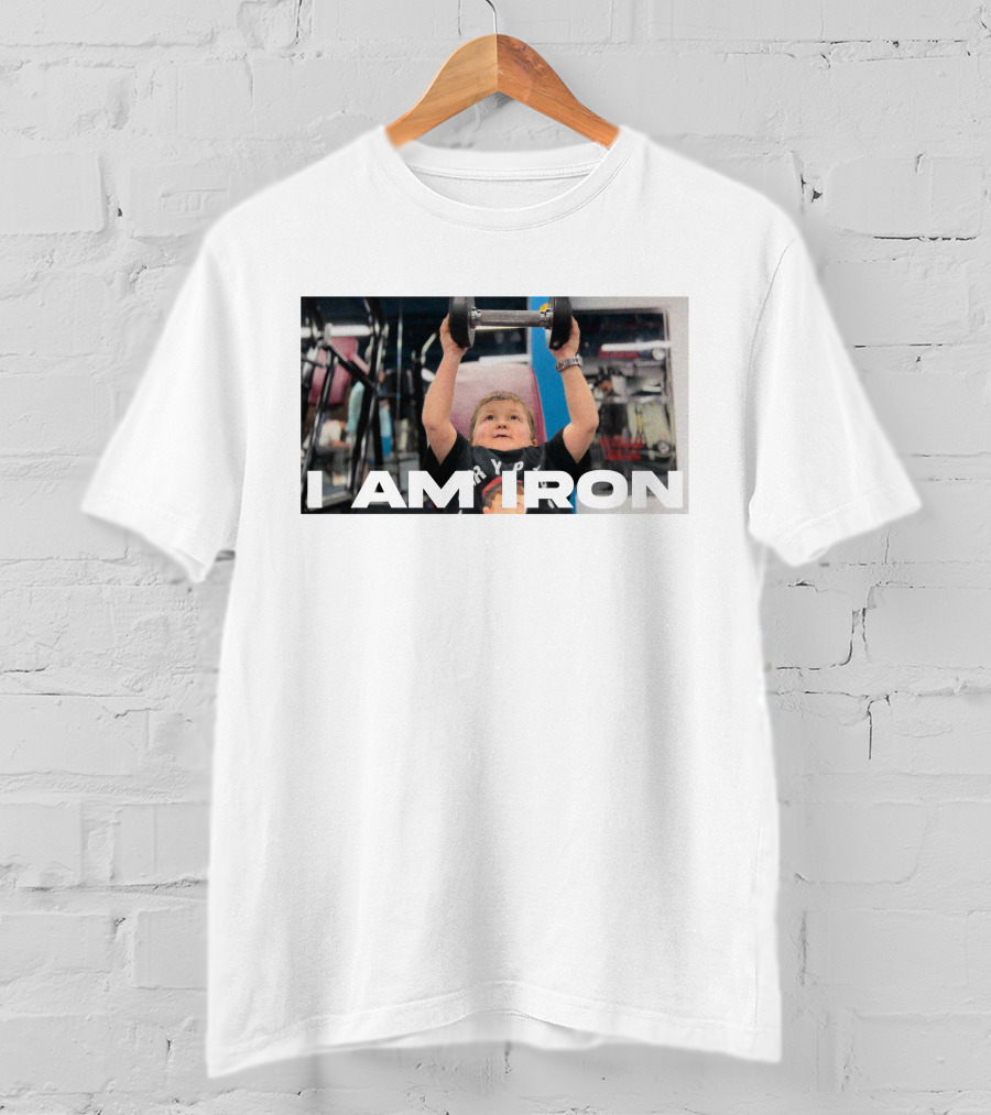 Hasbulla Merch I Am Iron Hasbulla Gym Workout T-Shirt