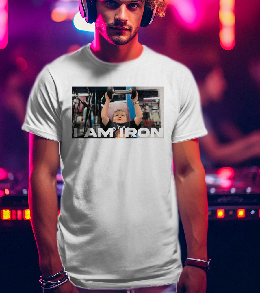 Hasbulla Merch I Am Iron Hasbulla Gym Workout T-Shirt