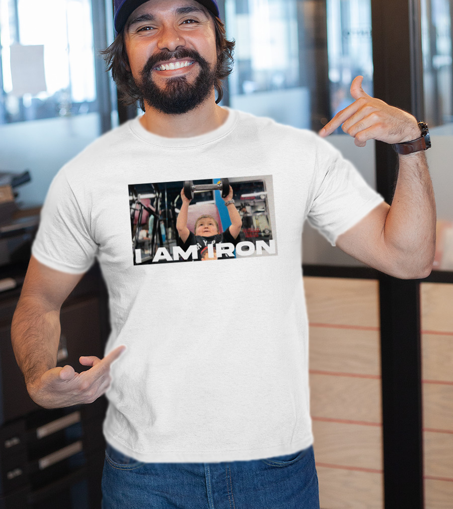 Hasbulla Merch I Am Iron Hasbulla Gym Workout T-Shirt