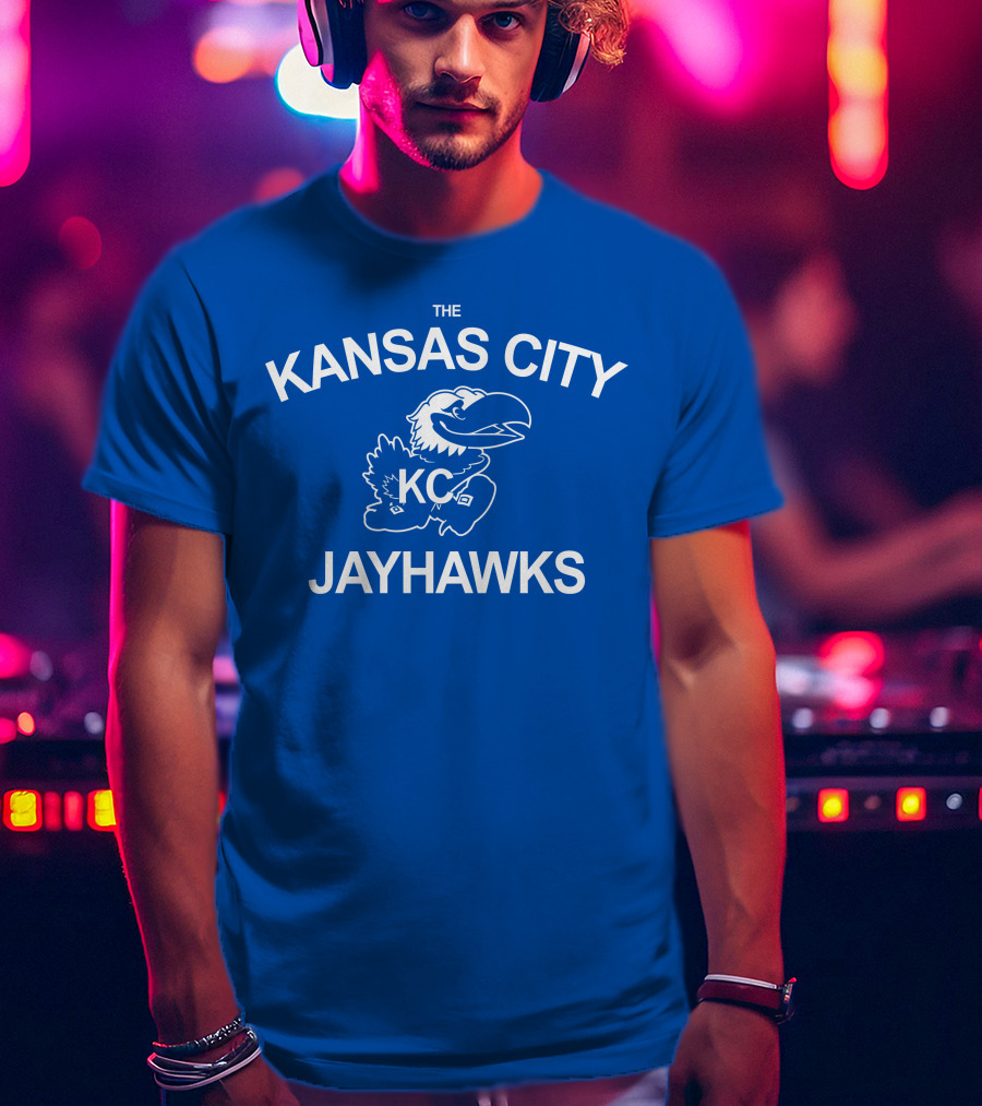 The Kansas City Jayhawks KC Raygun Clothing T-Shirt