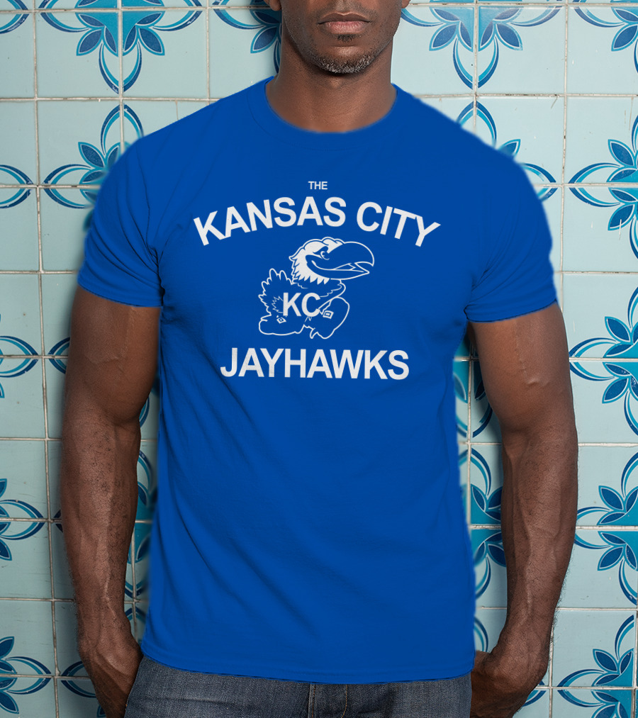The Kansas City Jayhawks KC Raygun Clothing T-Shirt