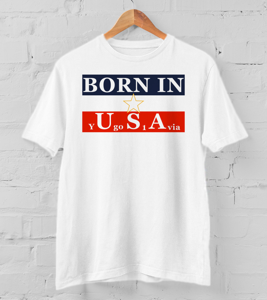 Born In USA Y Go 1 Via Neighbours Wifi T-Shirt