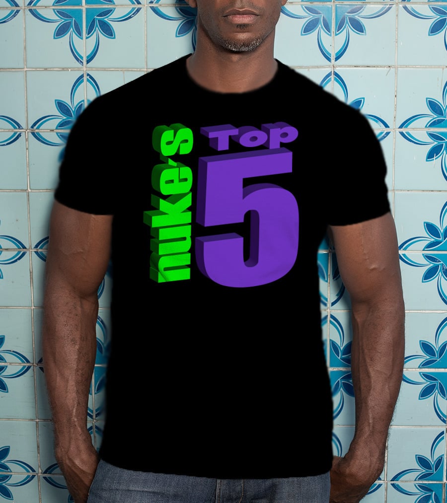 Nukestop5 Nuke's Top 5 Logo Merch T-Shirt