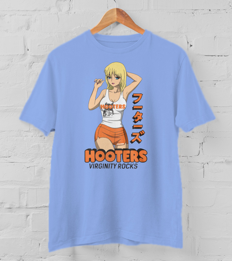 Hooters Anime Girl Virginity Rocks Danny Duncan T-Shirt