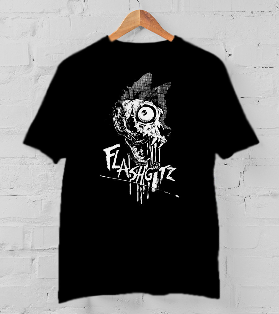 Flashgitz Lupus Mortem Wolf Skull T-Shirt