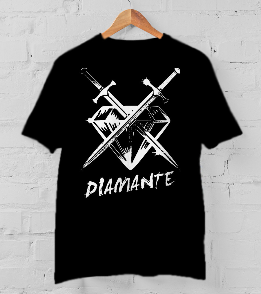 Diamante Retro Neon Vibe T-Shirt