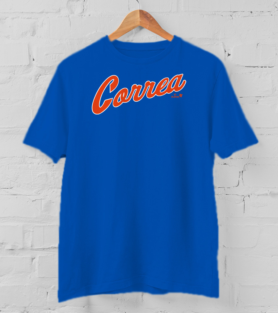 Correa Playoff Script New York BreakingT Carlos T-Shirt