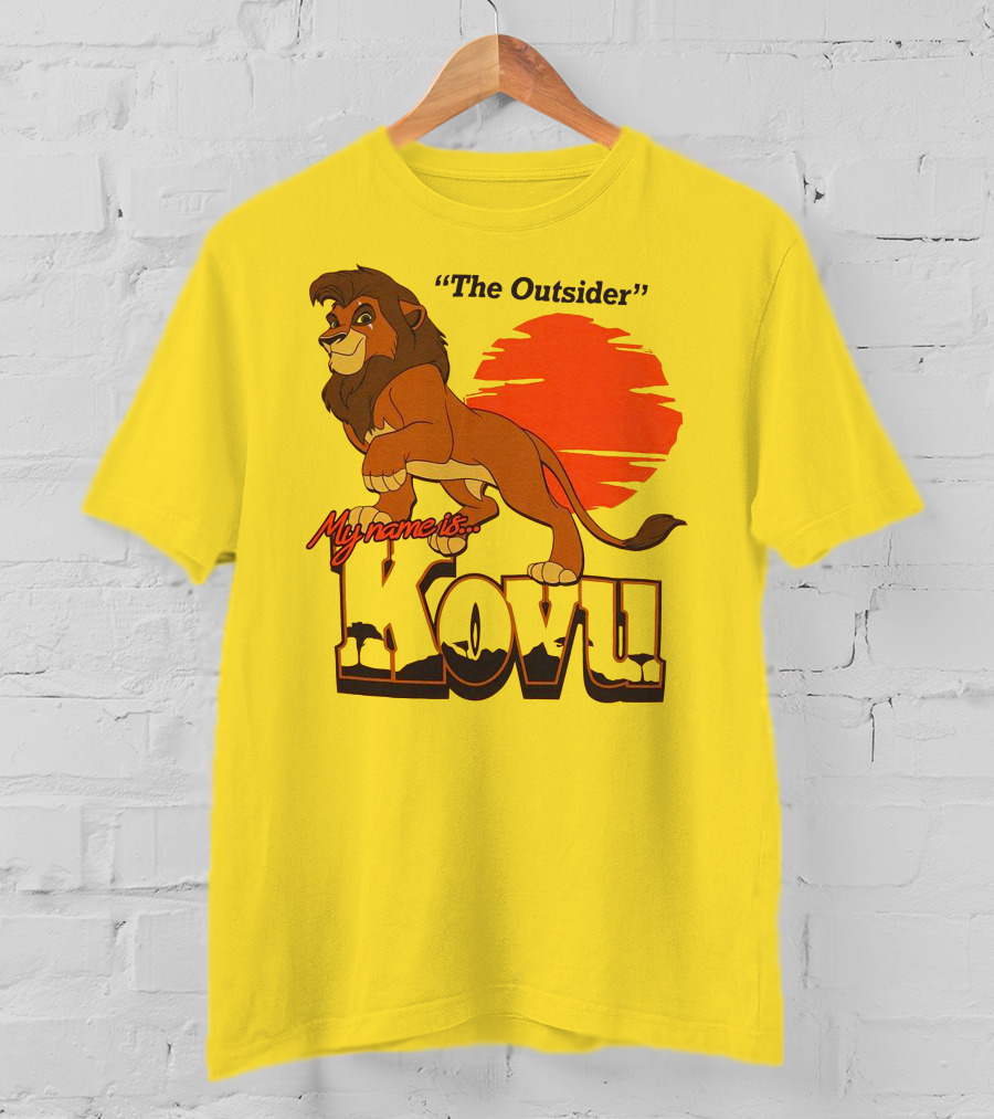 The Outsider My Name Is Kovu Lion King Character T-Shirt
