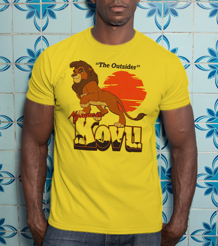 The Outsider My Name Is Kovu Lion King Character T-Shirt