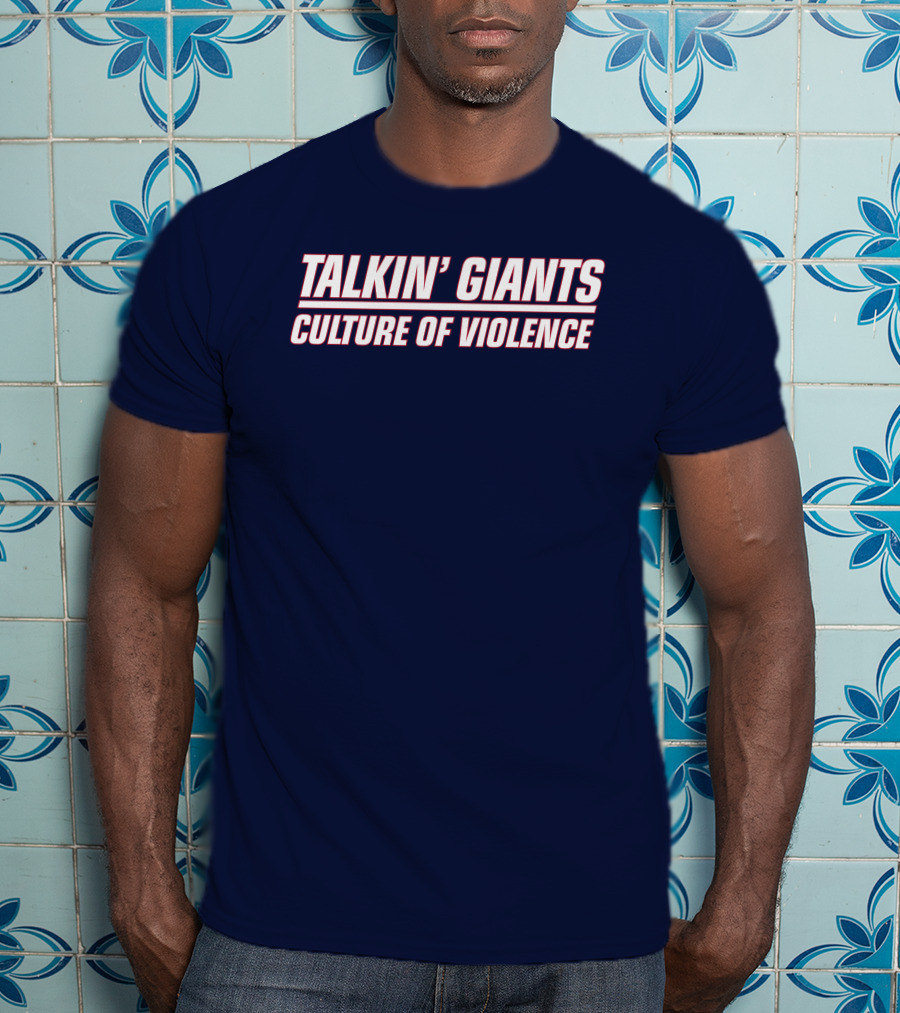 Jomboy Media Talkin' Giants Culture Of Violence T-Shirt
