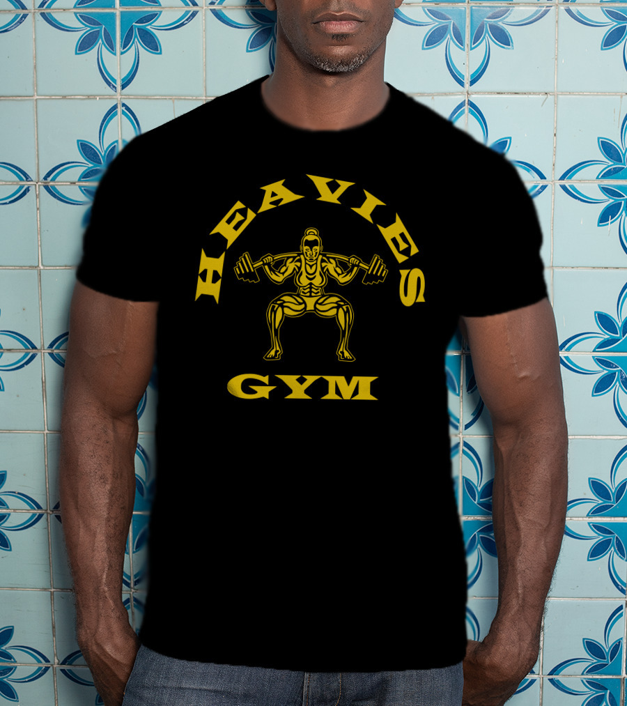 Andrew Schulz Heavies Gym Weightlifter T-Shirt