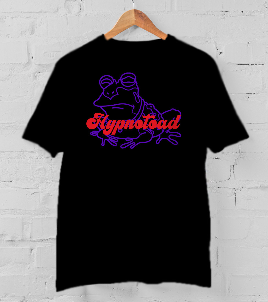 Hypnotoad Futurama Red And Purple Frog T-Shirt