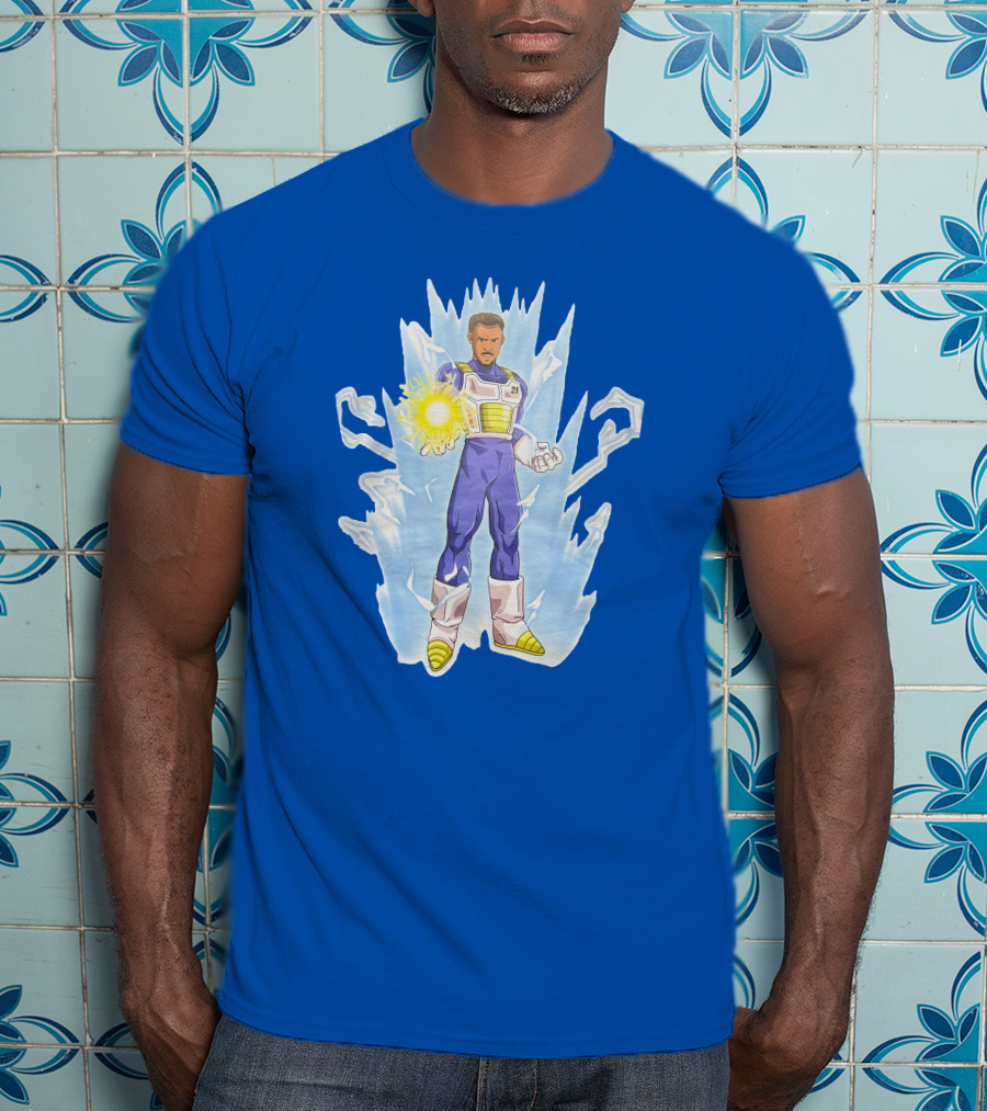 Josh Robbins Daniel Gafford Vegeta Super Saiyan Dragon Ball Z Power-Up T-Shirt