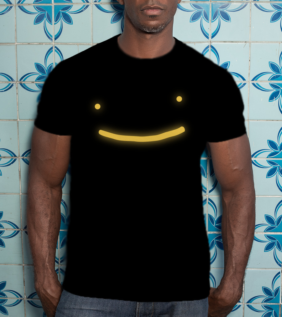 6 Million Dream Smile Face Yellow Eyes Mouth T-Shirt