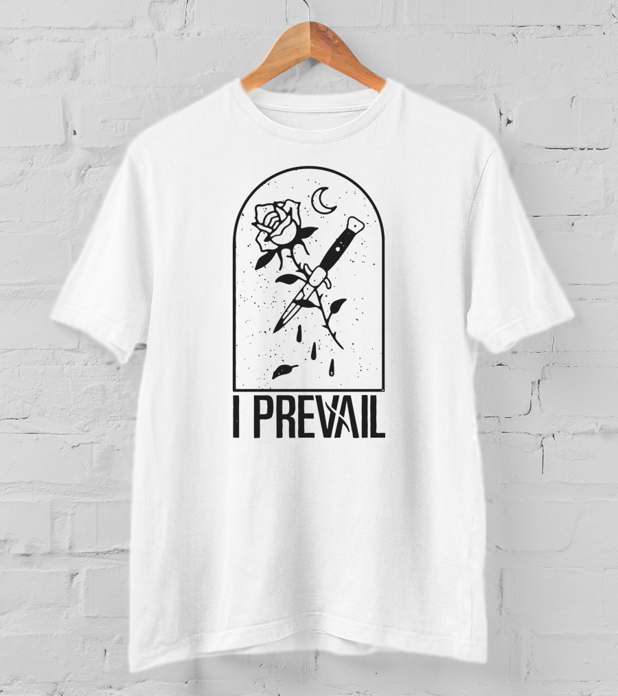 I Prevail Switchblade Rose Moon T-Shirt