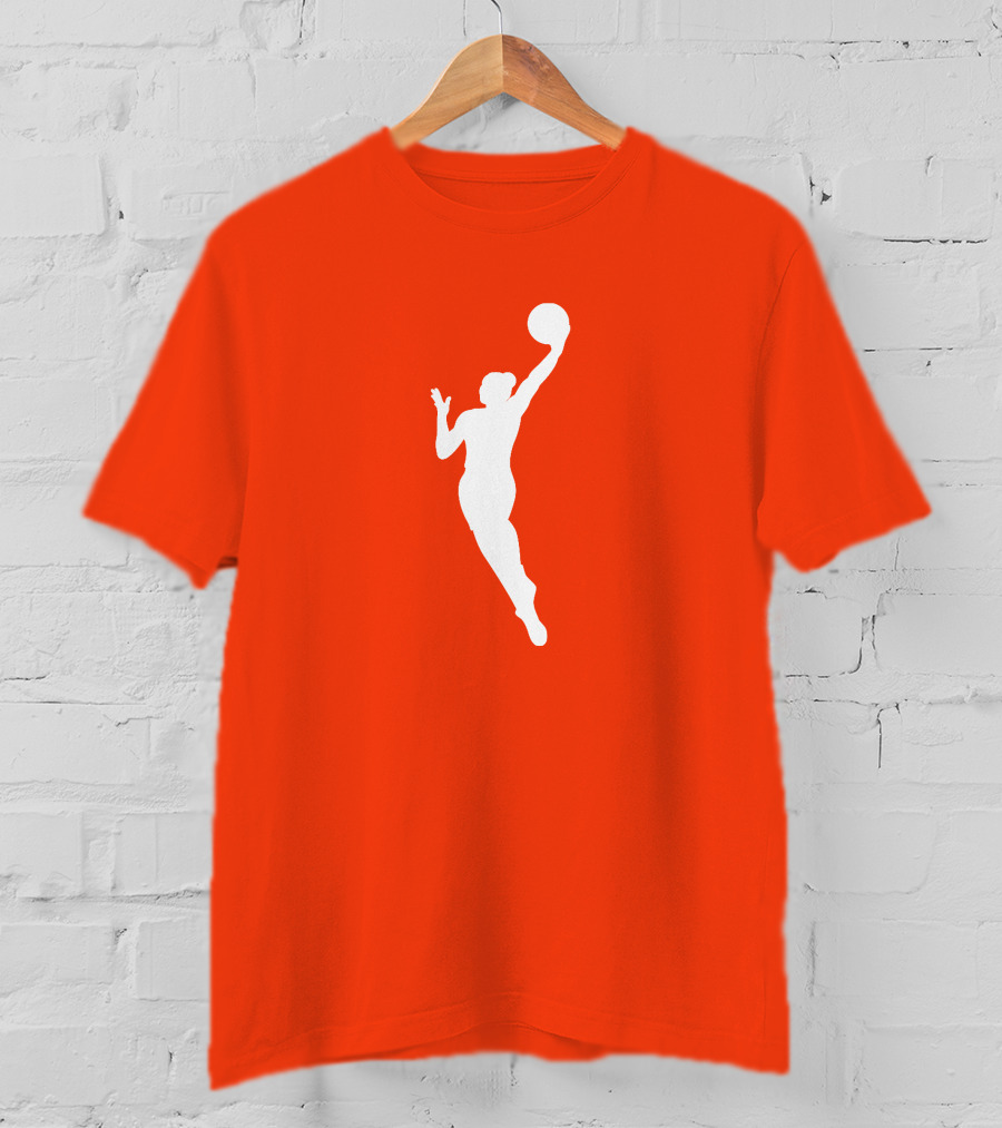 WNBA Orange Basketball T-Shirt