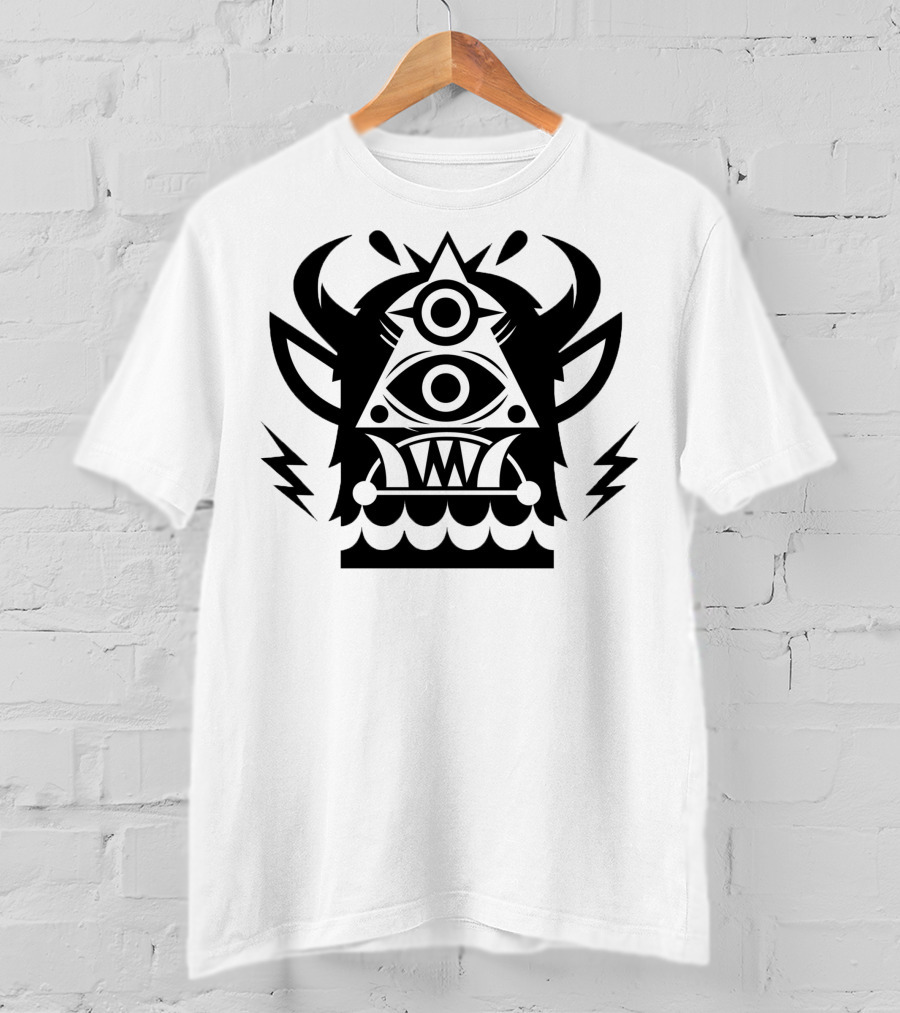 Jantsen Merch Third Eye Triangle Monster T-Shirt