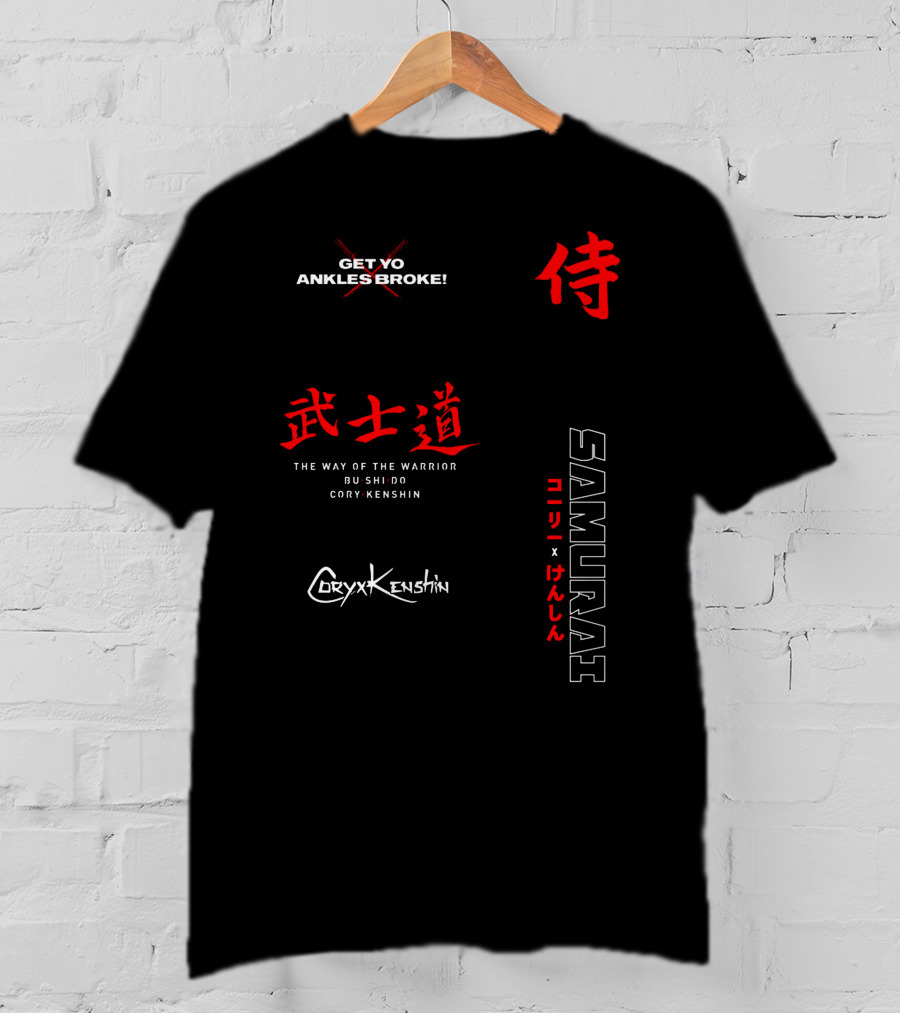 CoryxKenshin Samurai Get Yo Ankles Broke Bushido The Way Of The Warrior T-Shirt