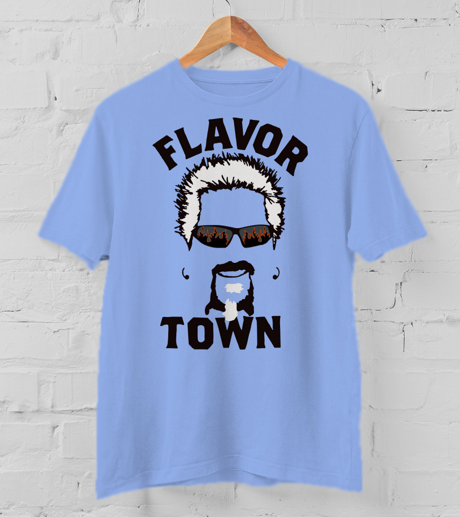 Flavor Town Sunglasses Beard T-Shirt