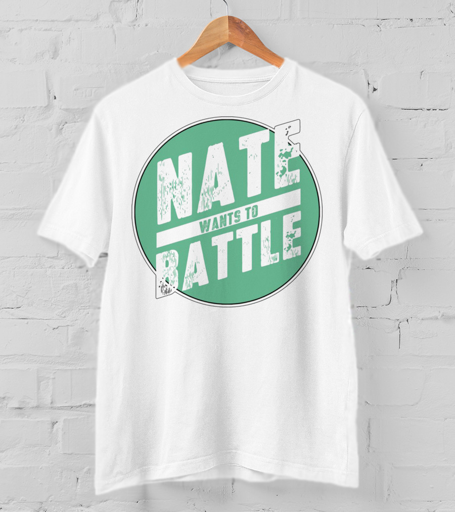 NateWantsToBattle Green Circle T-Shirt
