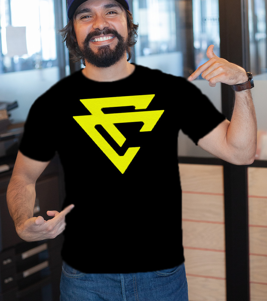 Capron Funk CF Logo Yellow And Black Merch T-Shirt