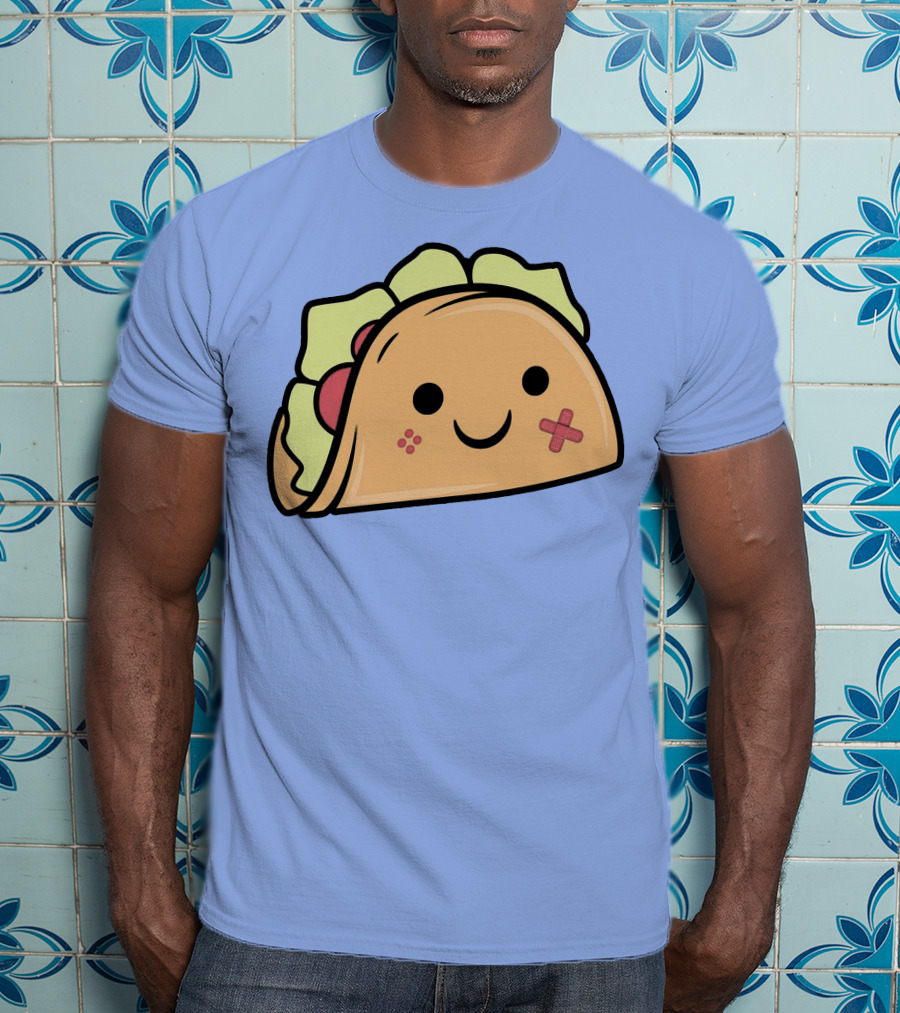 Kawaii Taco Cute Smiley Face Twent4tim Merch T-Shirt