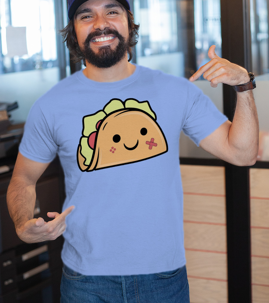 Kawaii Taco Cute Smiley Face Twent4tim Merch T-Shirt