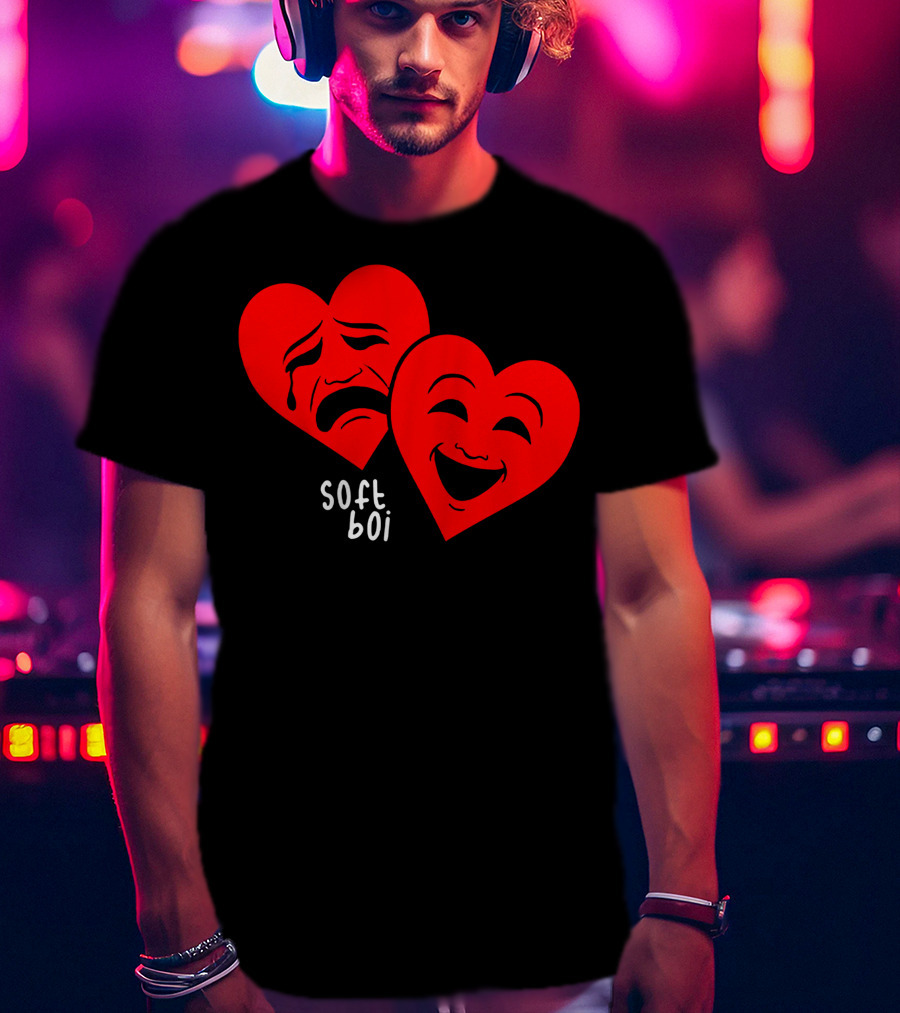 Soft Boi CrankGameplays Merch Heart Faces T-Shirt