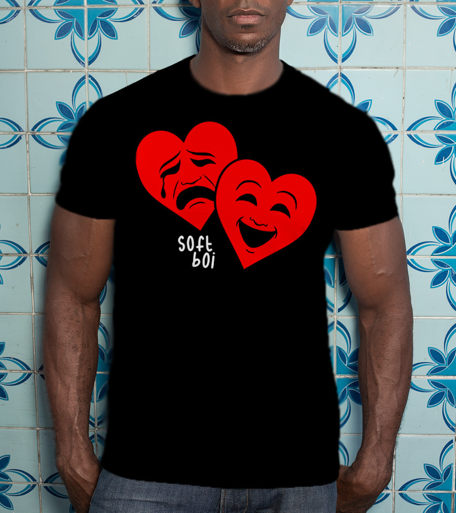 Soft Boi CrankGameplays Merch Heart Faces T-Shirt