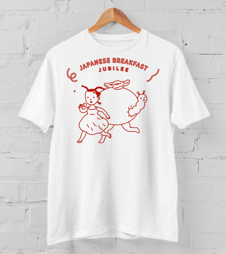 Japanese Breakfast Jubilee 6 Running Girl And Creature T-Shirt