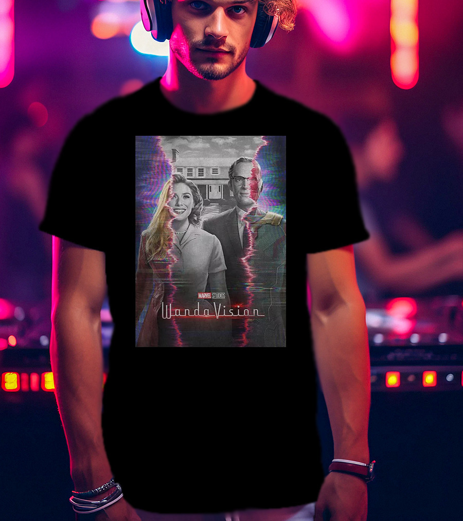 Marvel Studios WandaVision Retro TV Distortion T-Shirt