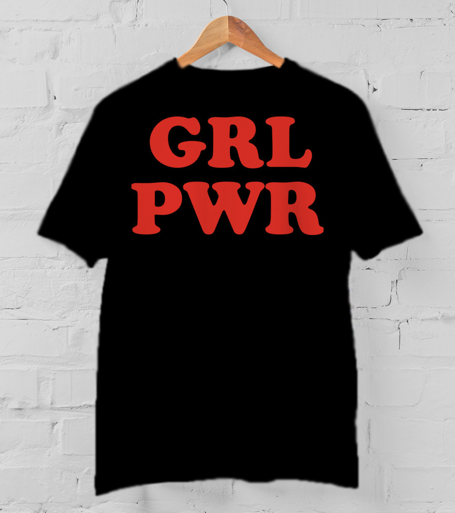 GRL PWR Bold Red Empowerment T-Shirt