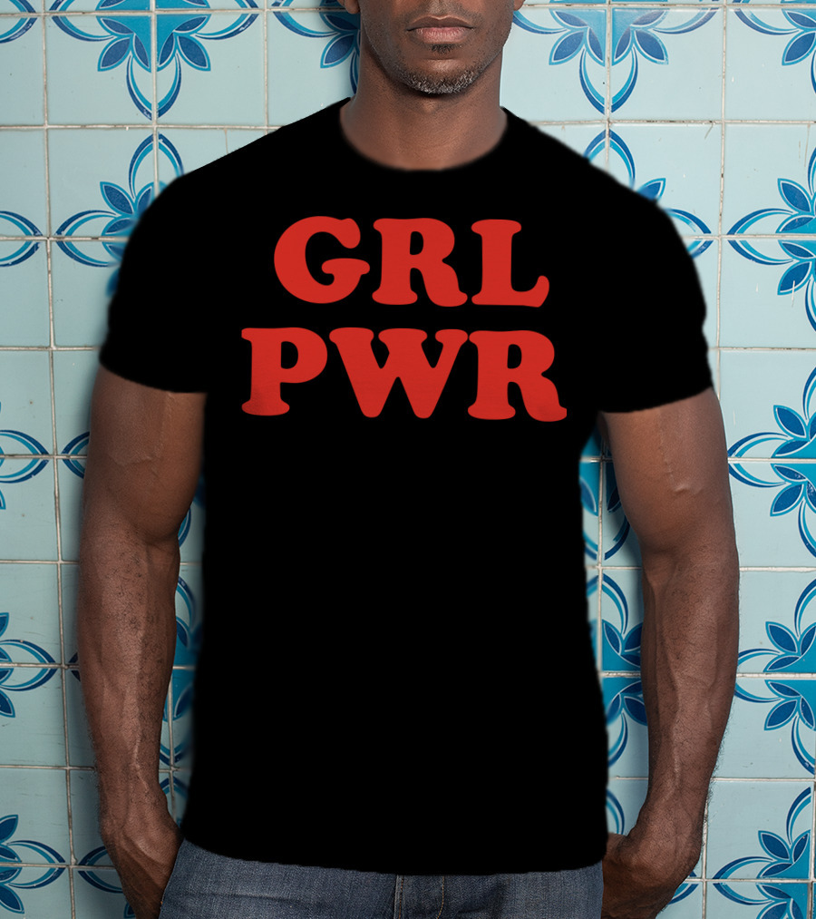 GRL PWR Bold Red Empowerment T-Shirt