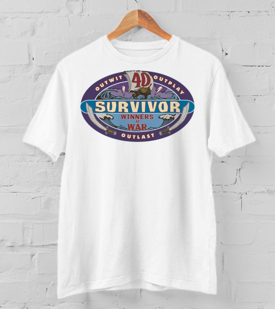 40th Survivor Winners At War Outwit Outplay Outlast T-Shirt