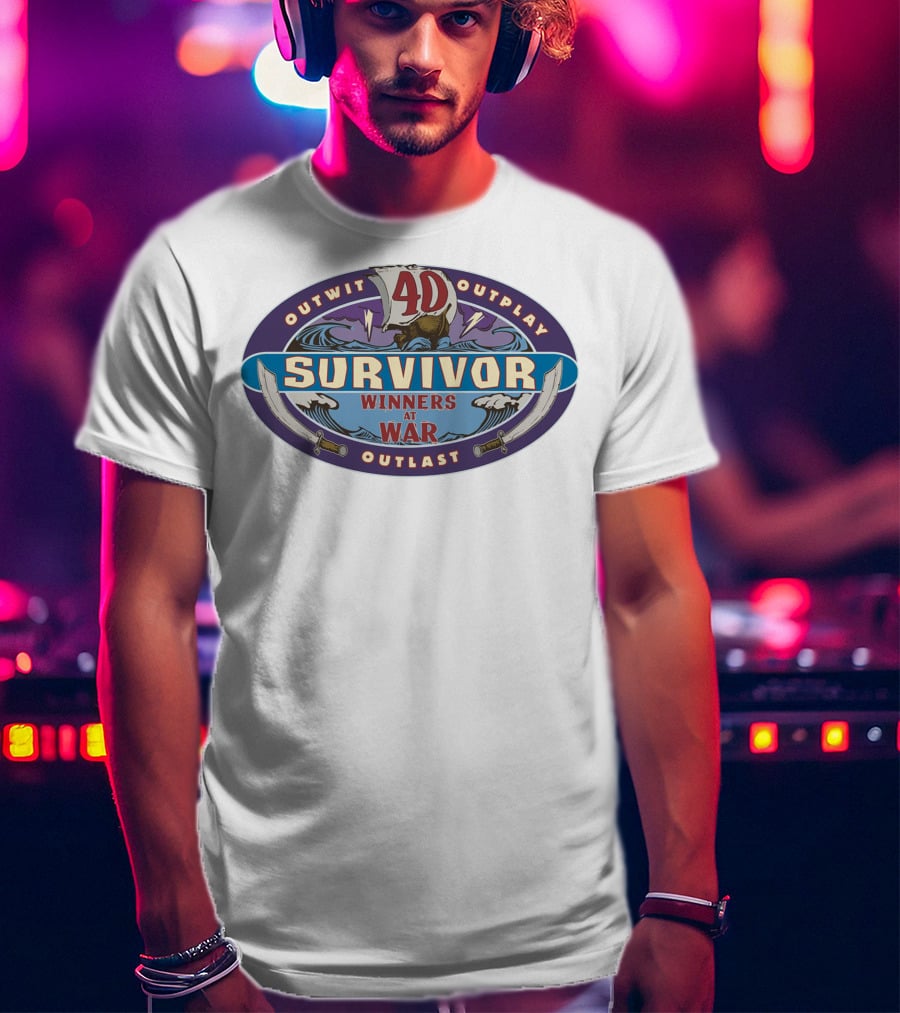 40th Survivor Winners At War Outwit Outplay Outlast T-Shirt