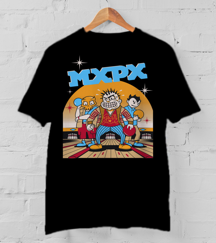 MXPX Bowling Alley Band Trio T-Shirt