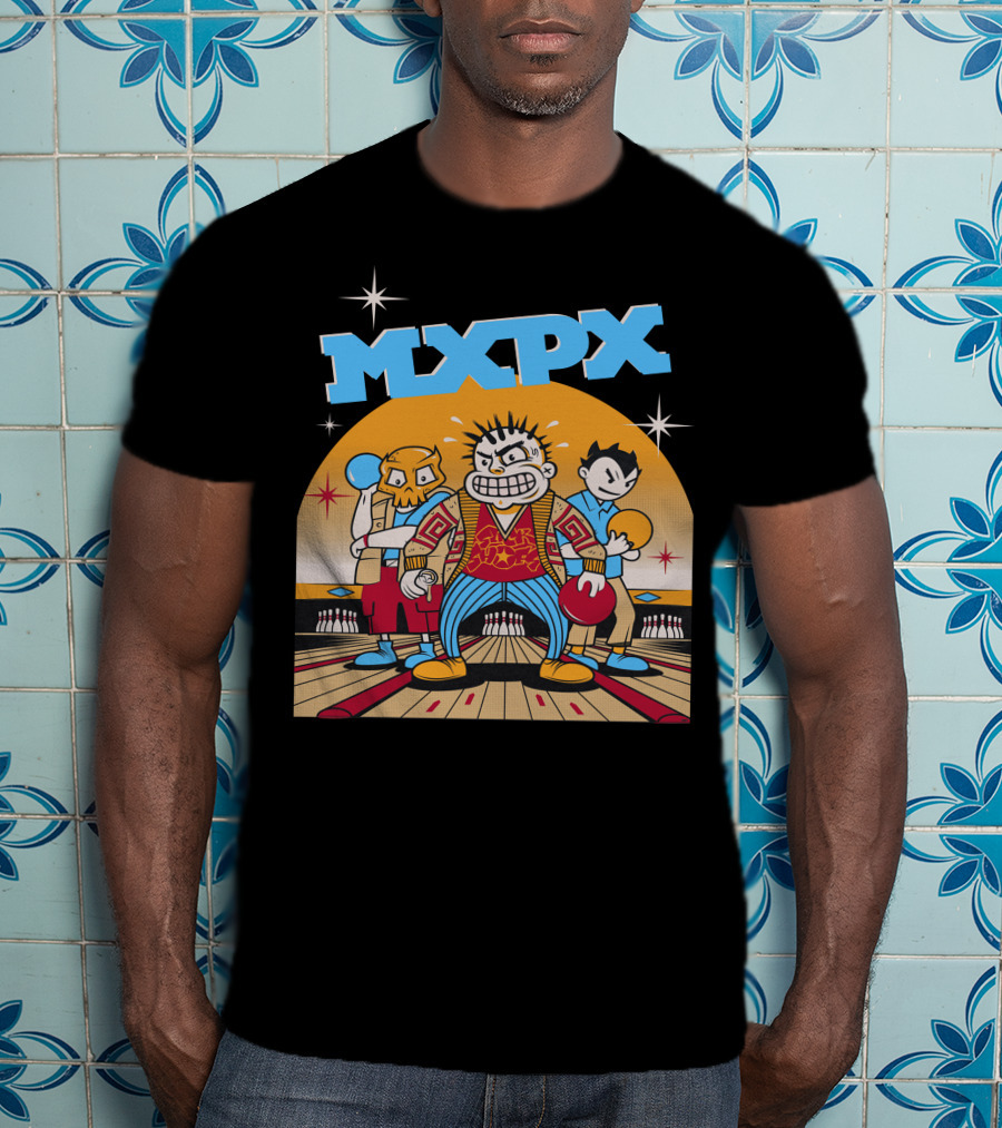 MXPX Bowling Alley Band Trio T-Shirt