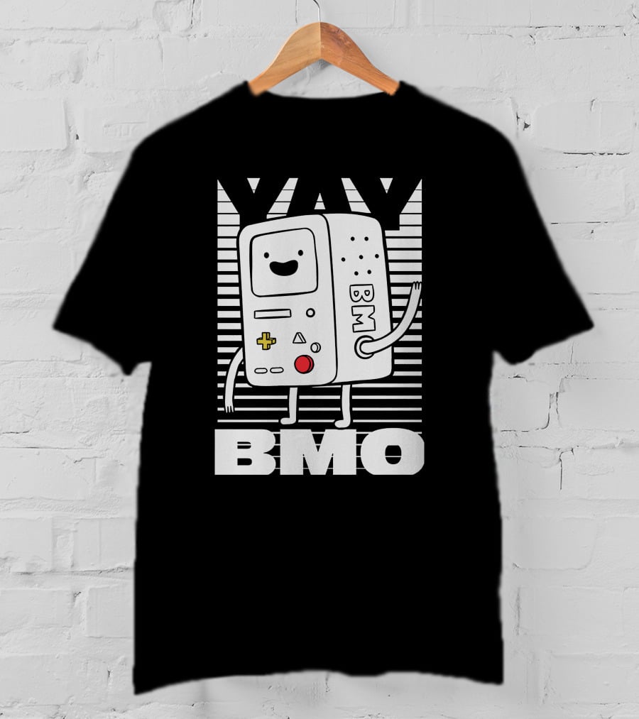 Yay BMO Adventure Time Character T-Shirt