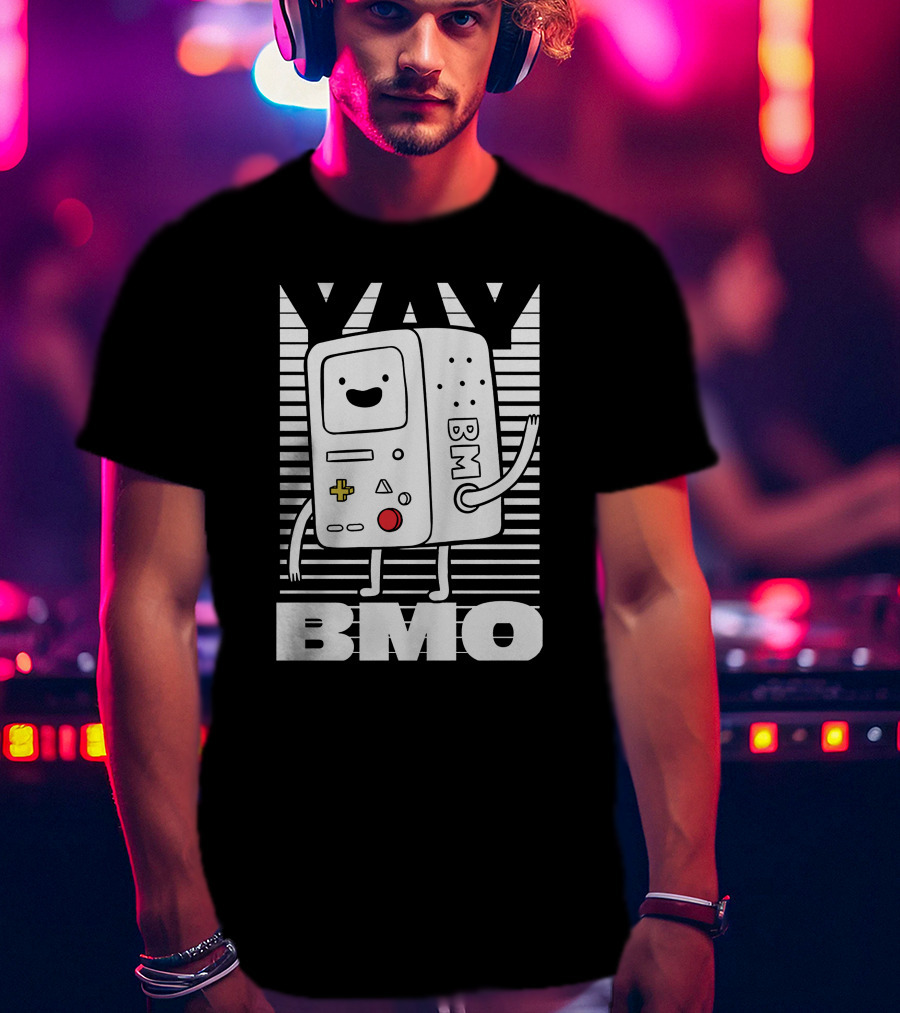Yay BMO Adventure Time Character T-Shirt