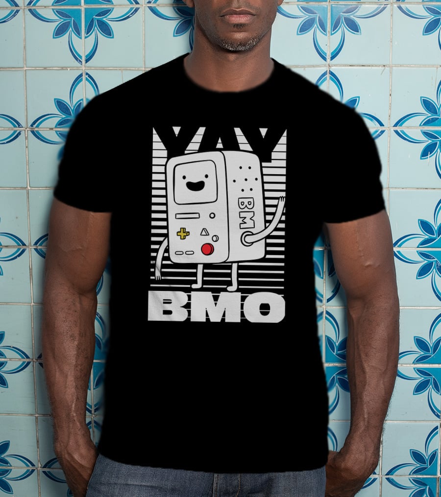 Yay BMO Adventure Time Character T-Shirt