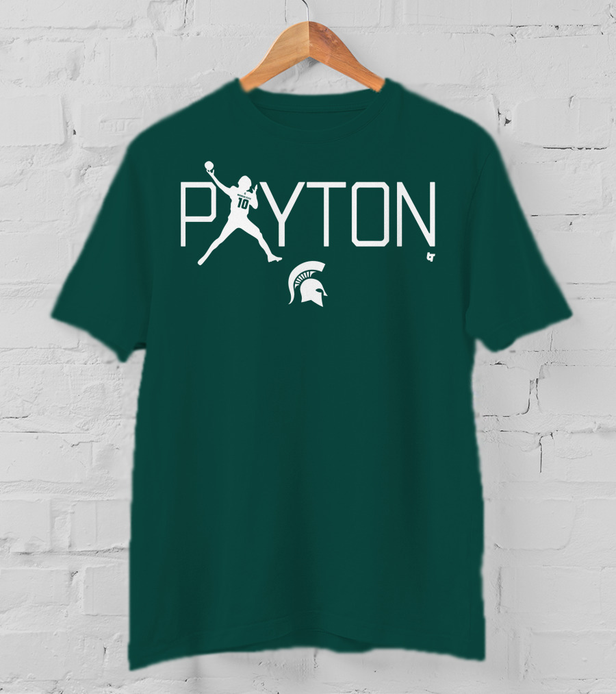 PAYTON 10 Spartan Football Quarterback T-Shirt