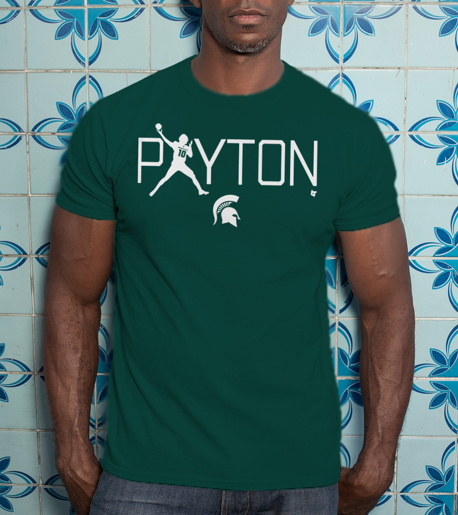 PAYTON 10 Spartan Football Quarterback T-Shirt