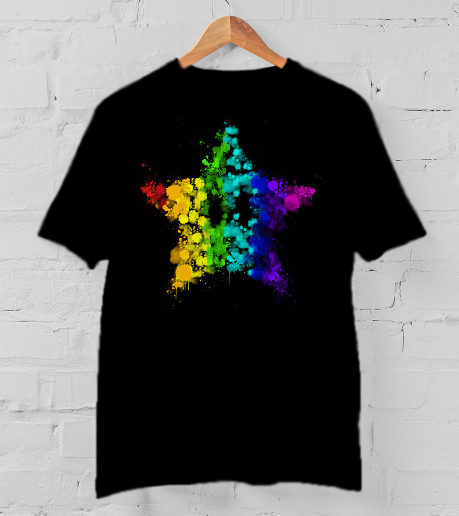 Simpleflips Merch Rainbow Starburst T-Shirt