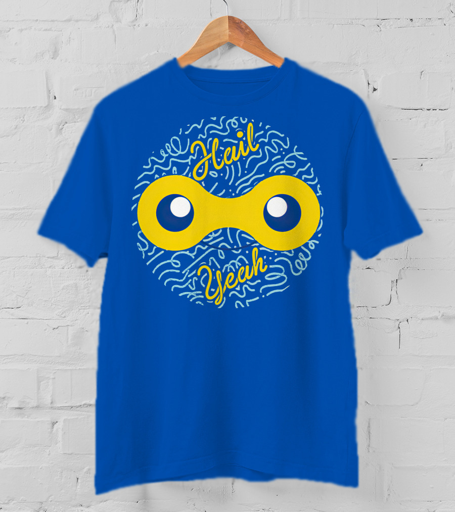 Mandjtv Hail Yeah Yellow Double Eye T-Shirt