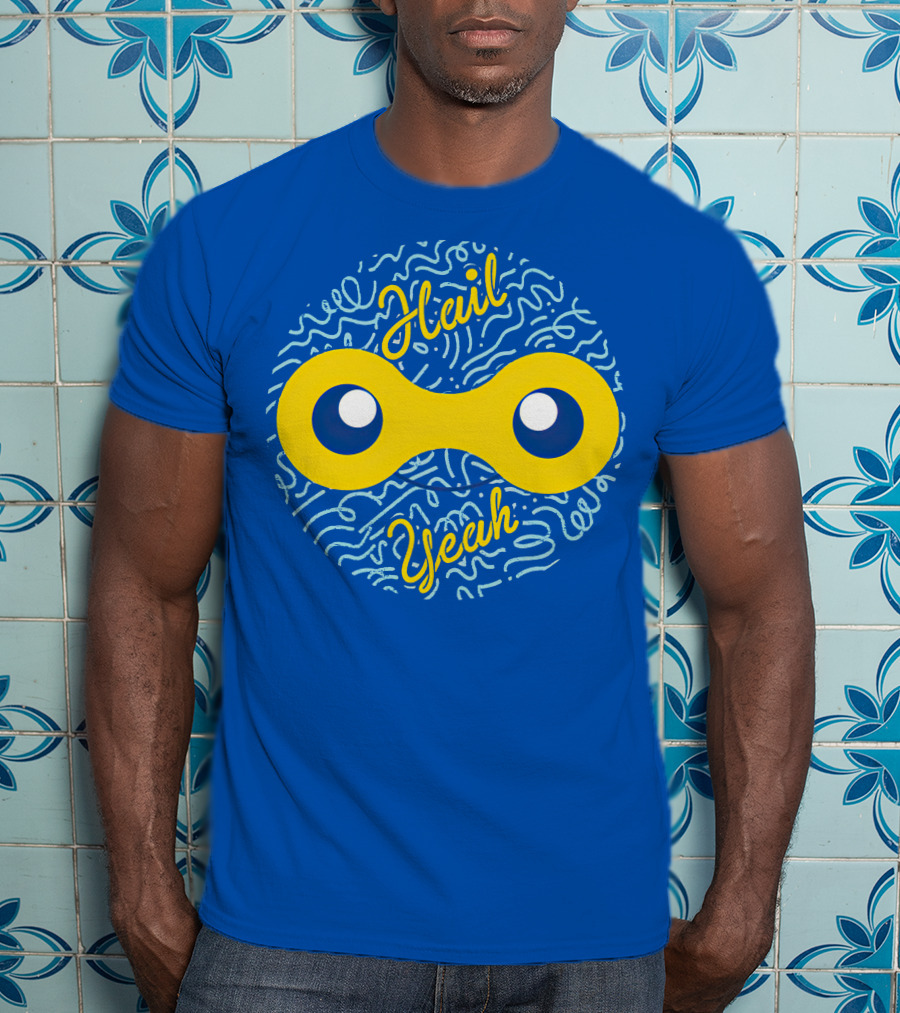 Mandjtv Hail Yeah Yellow Double Eye T-Shirt