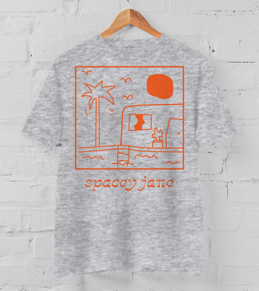 Spacey Jane Palm Tree And House T-Shirt