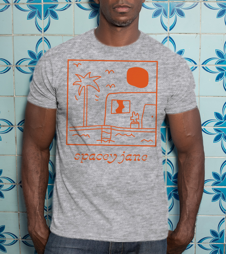 Spacey Jane Palm Tree And House T-Shirt