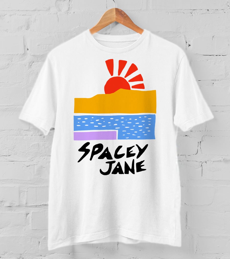 Spacey Jane Store Sun And Waves Retro T-Shirt